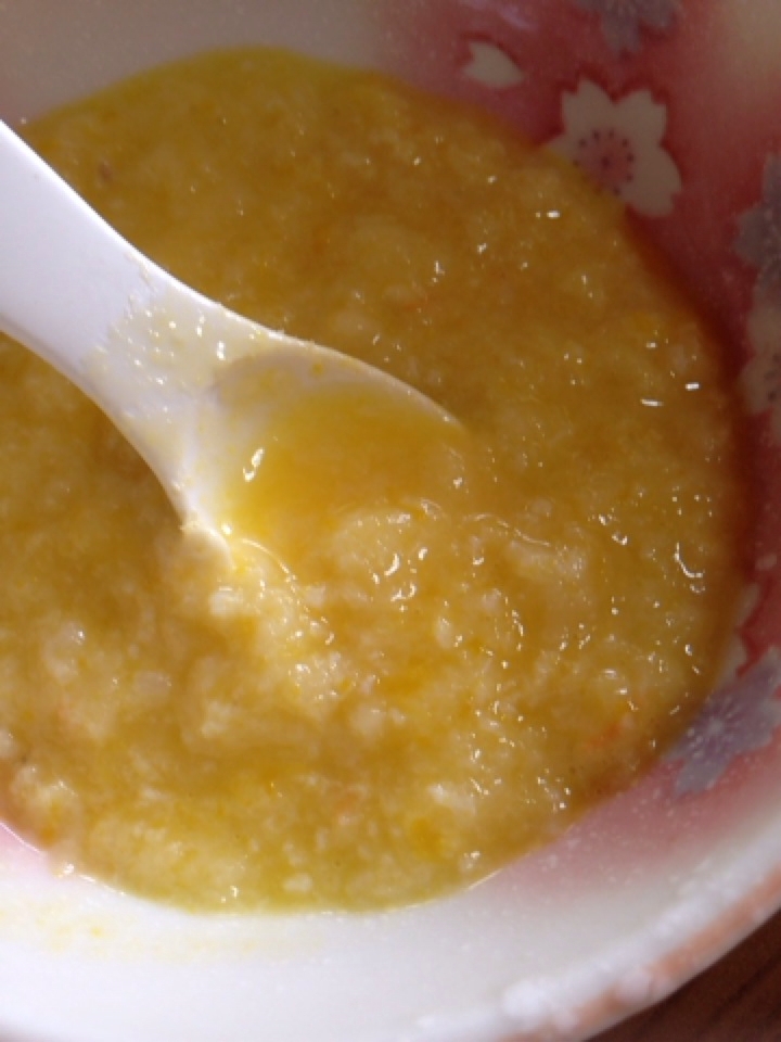 離乳食 カボチャとささみのミルクパン粥 レシピ 作り方 By あ3608 楽天レシピ