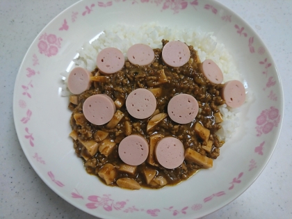 魚肉ソーセージカレー