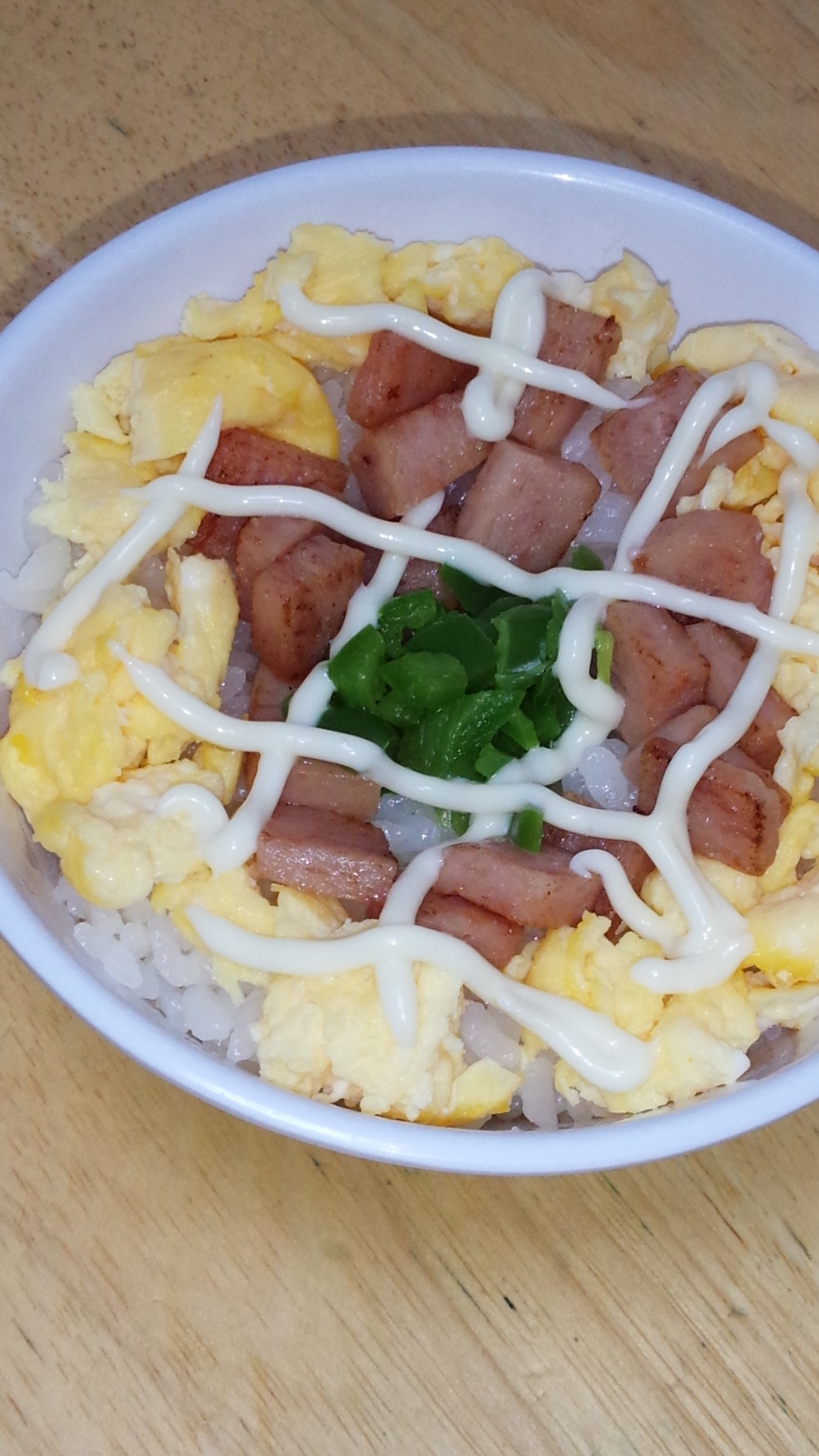 幼児食.スパム3色丼