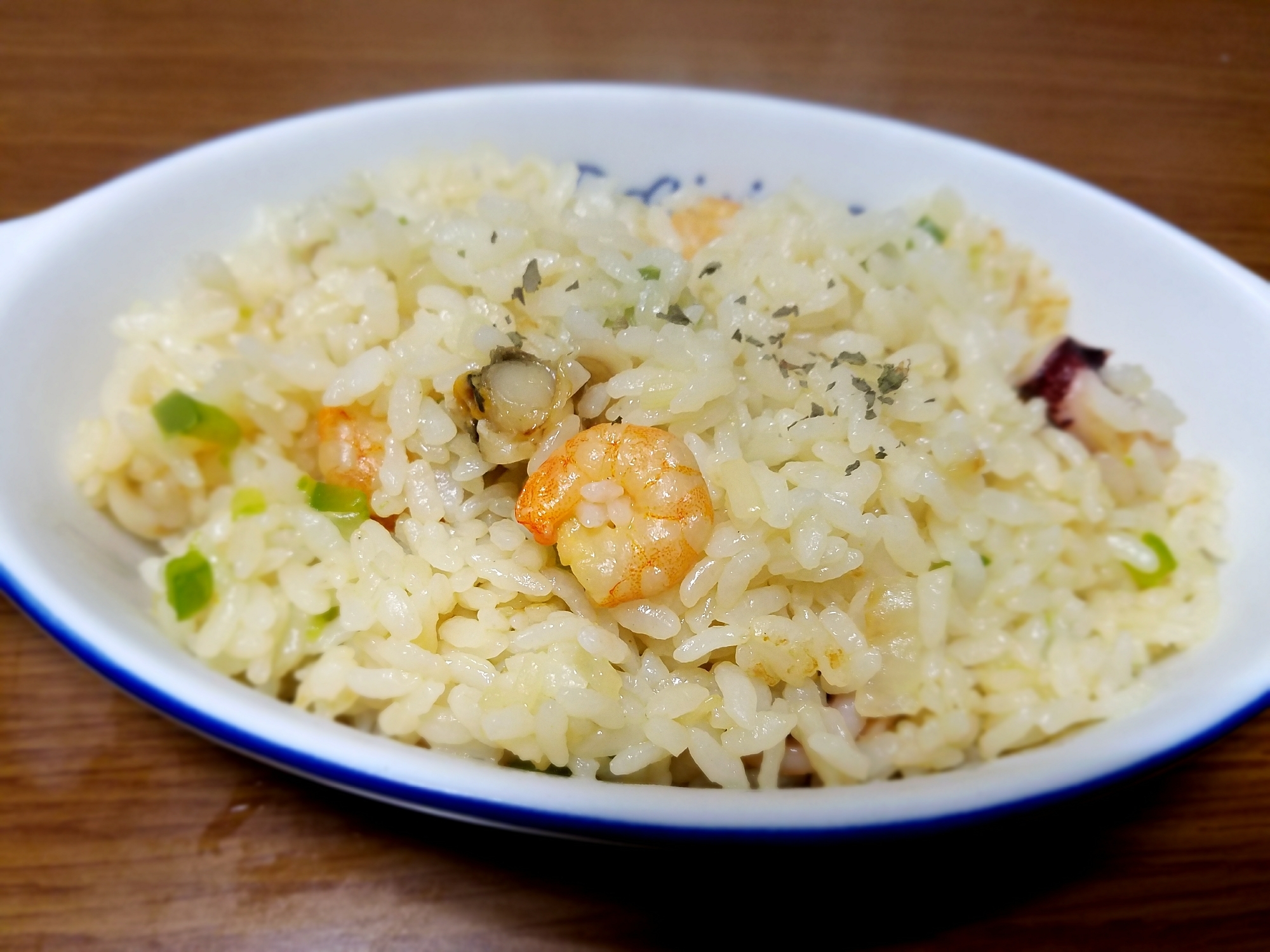 冷凍シーフードミックスで簡単!ピラフ