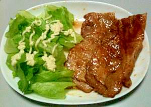 豚肉の生姜焼き(2)