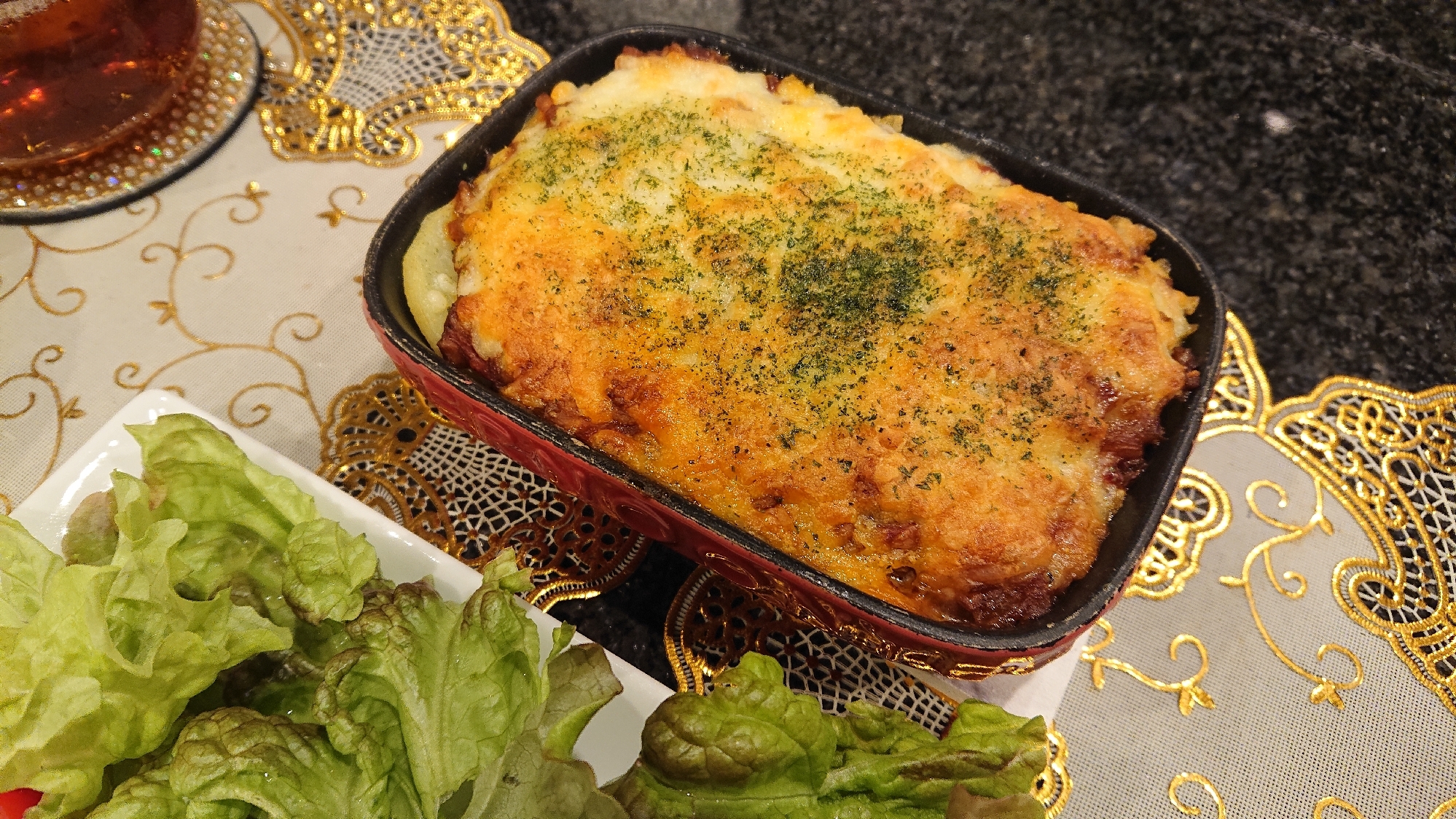 とろりんチーズのミートポテト焼き