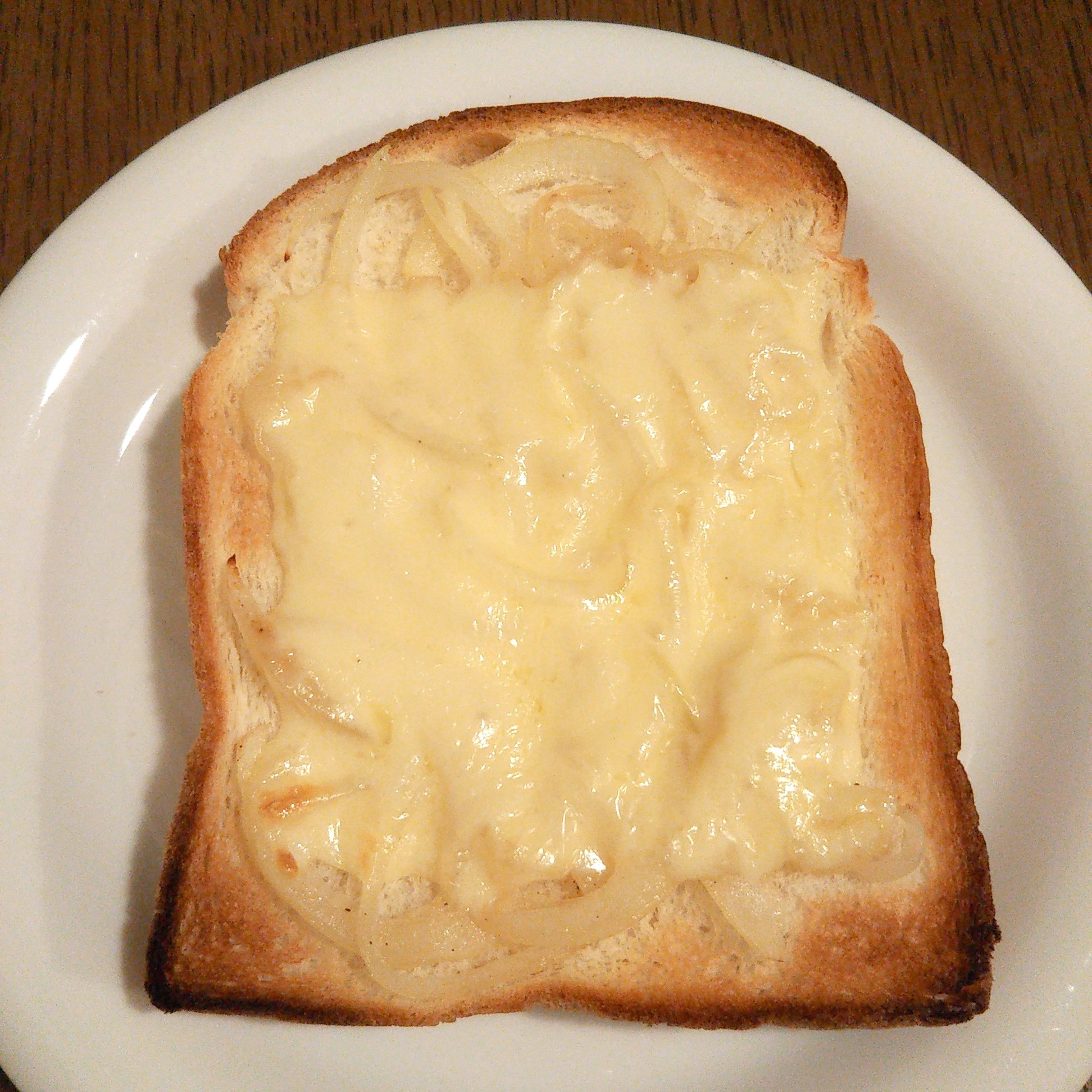 ホタテ風味のチーズトースト