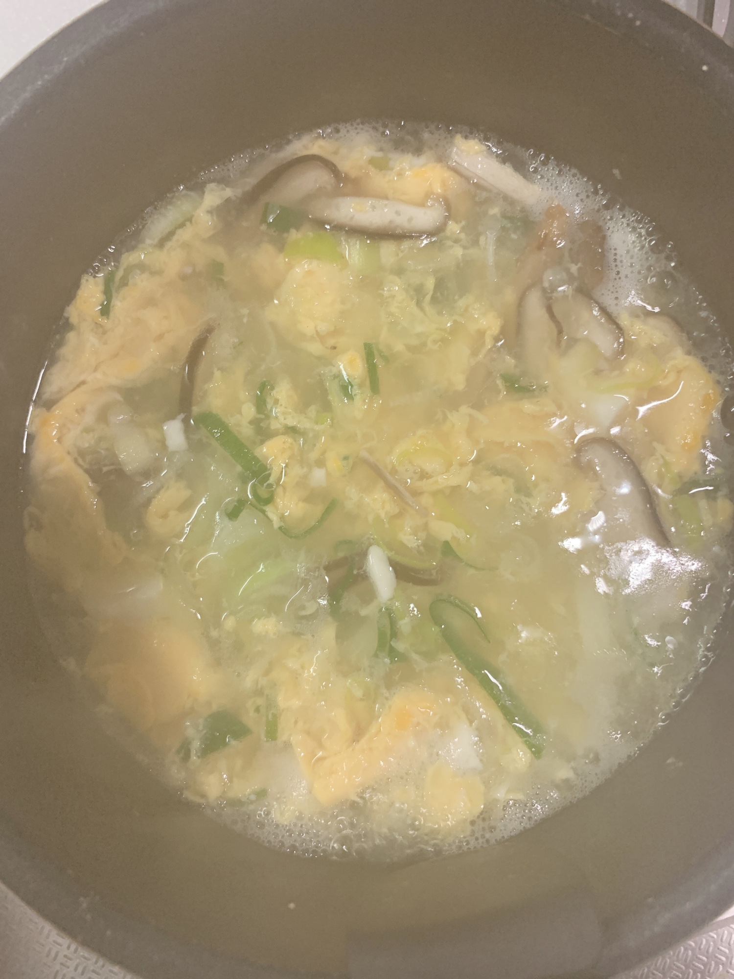 卵と豆腐の中華スープ