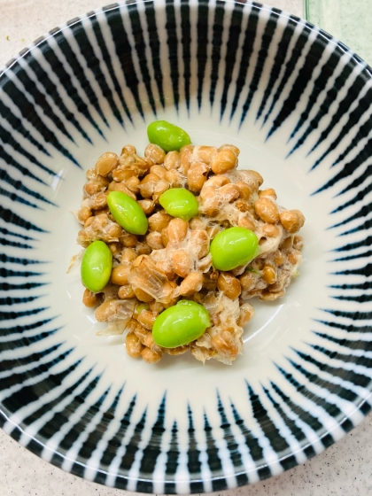 枝豆in ᕷ˖まめまめアレンジマヨ納豆ꕤ୭*