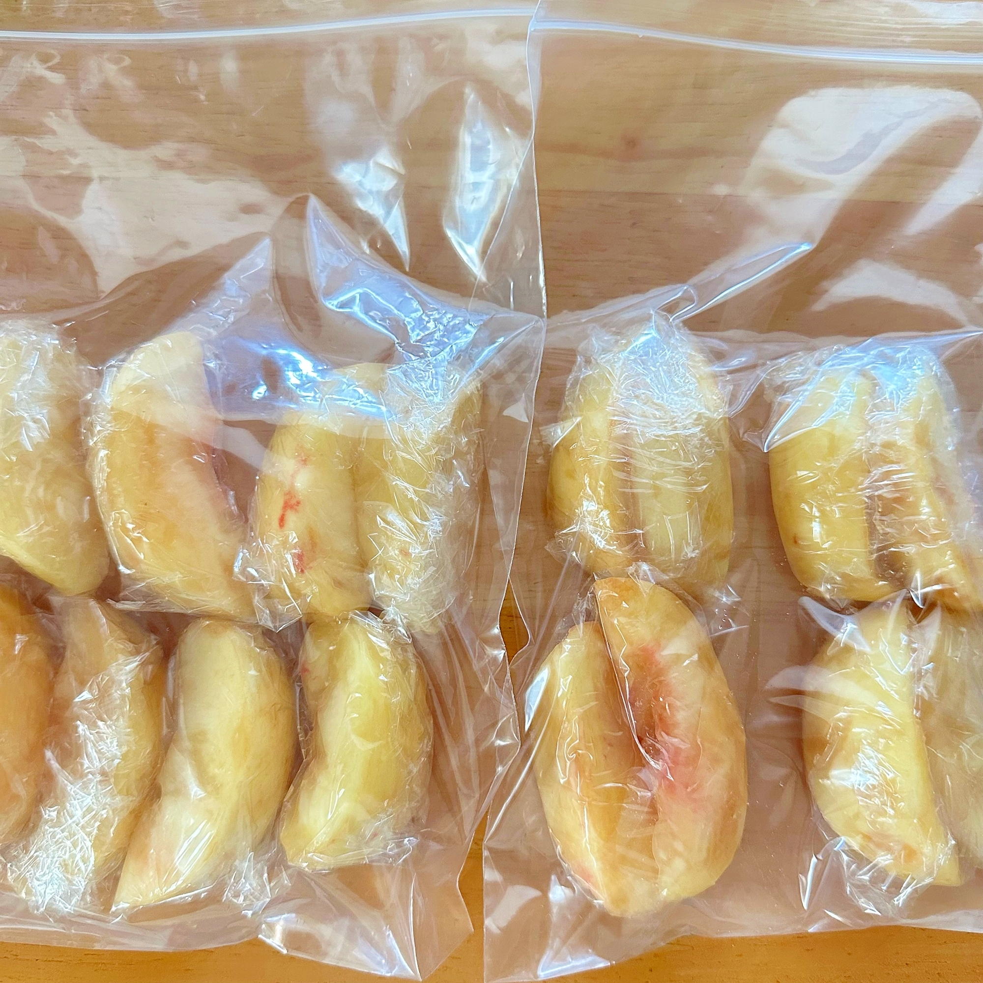 桃の冷凍保存ꕥ ꕥ