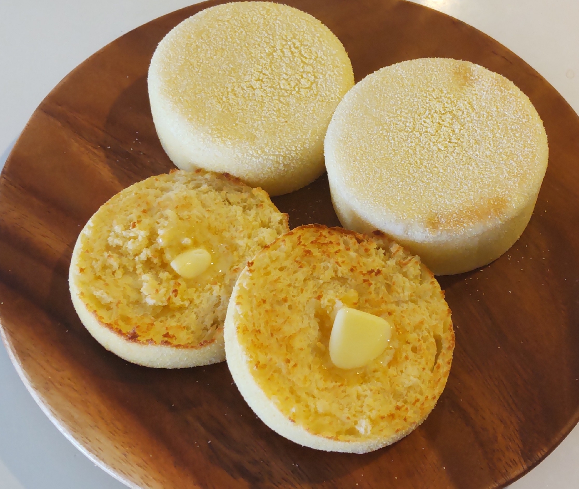 冷蔵発酵で朝食に焼き立て✨イングリッシュマフィン