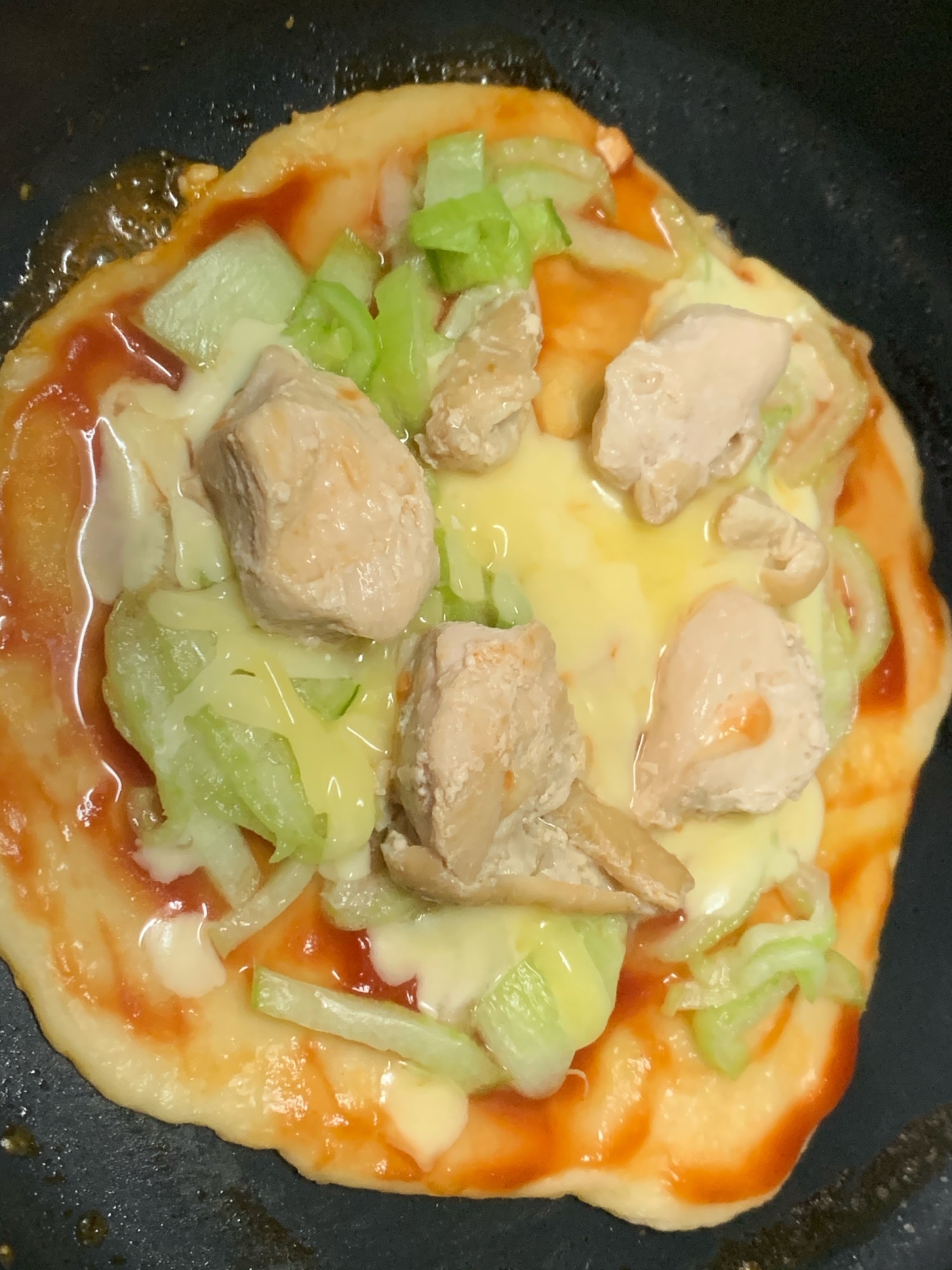 フライパン ショップ ピザ 小麦粉