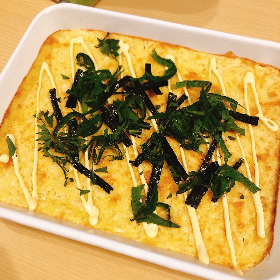 豆腐でヘルシー⭐長芋のチーズ焼き