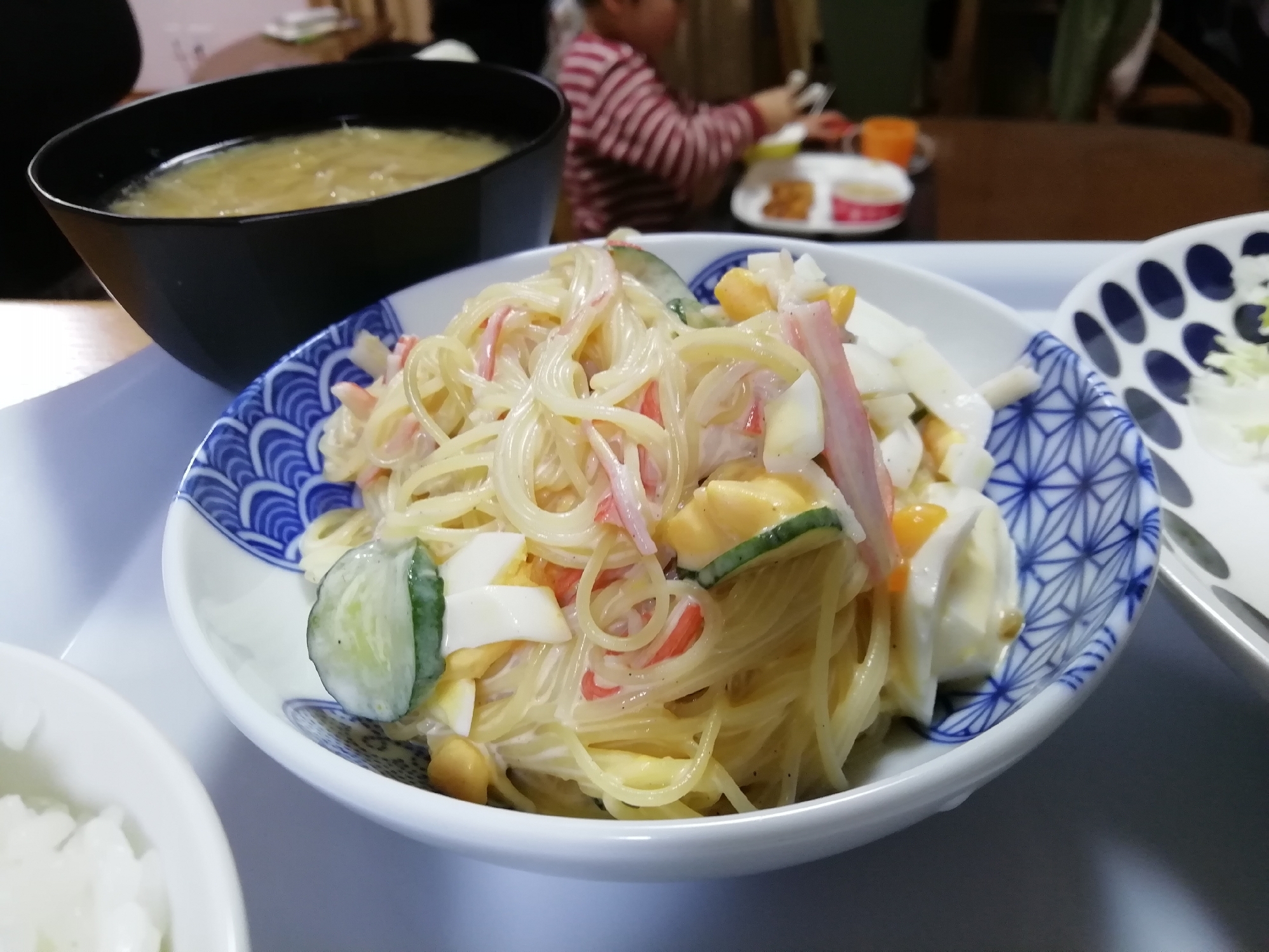 かにかまのスパサラ