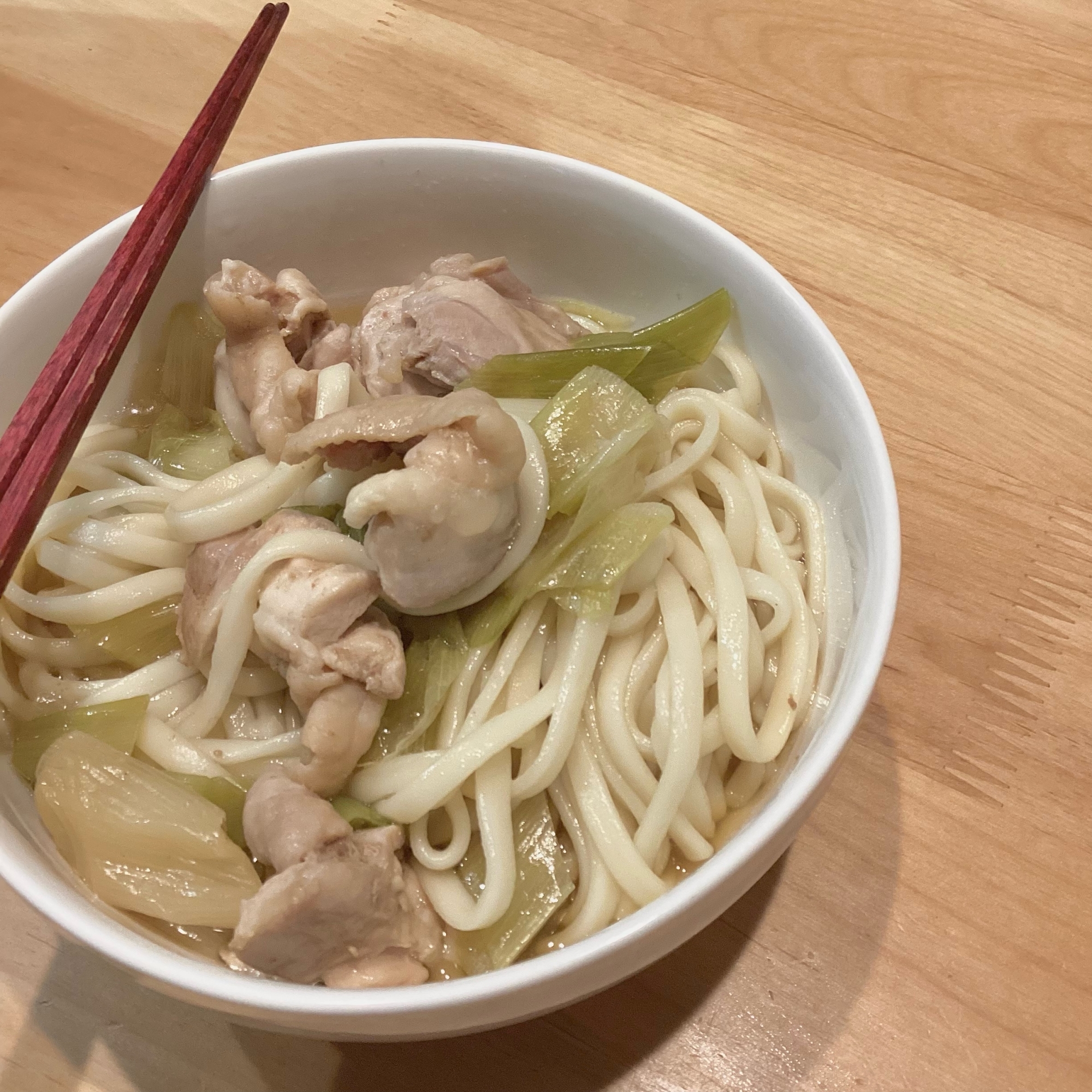 鶏ねぎ煮込みうどん