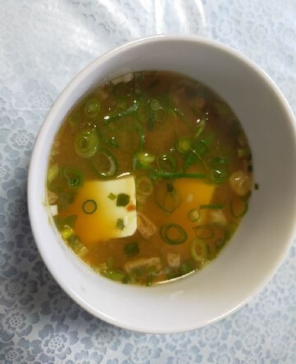 新たまねぎのお味噌汁