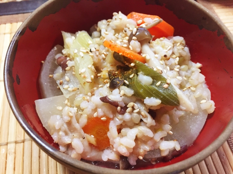 リメイク！チカの三平汁の雑炊