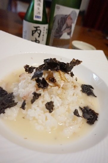 おうち居酒屋、〆ののどぐろ茶漬け