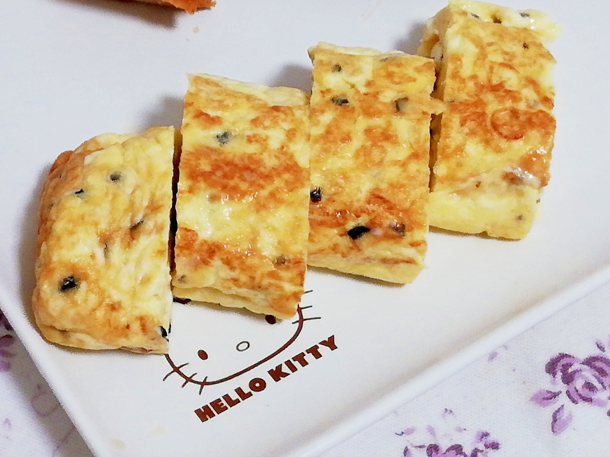 豆腐でふわふわ パセリで洋風 簡単卵焼き レシピ 作り方 By かっぺ4217 楽天レシピ