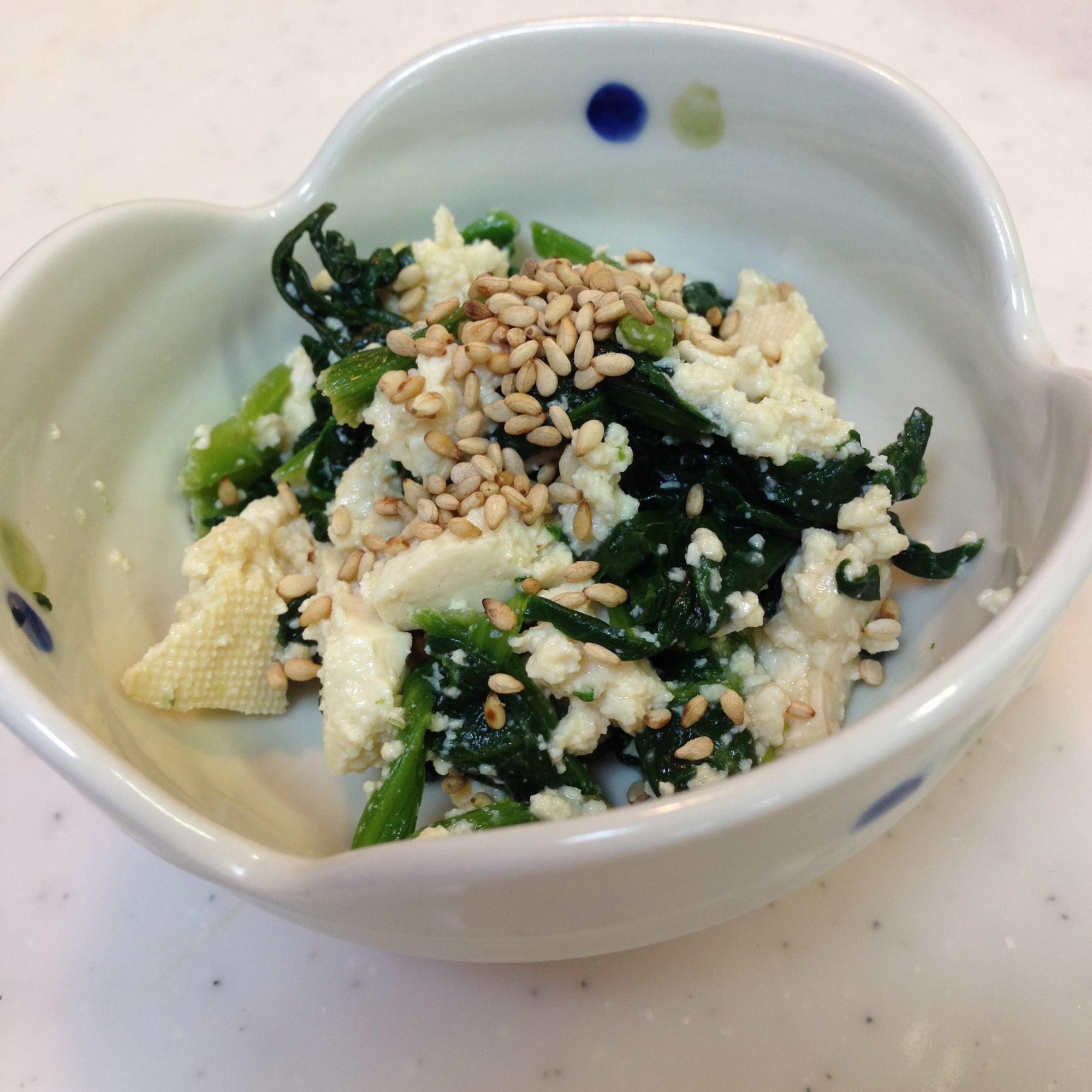 離乳食後期 ほうれん草の白和え レシピ 作り方 By たぐはる６０６３ 楽天レシピ