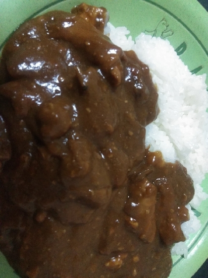 カレーとビーフシチューのハーフ