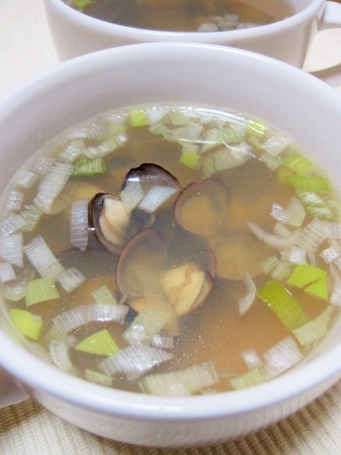 しじみの洋風スープ