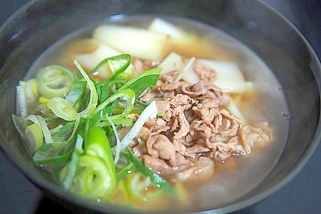 簡単、うまい! 本格的?豚南蛮うどん