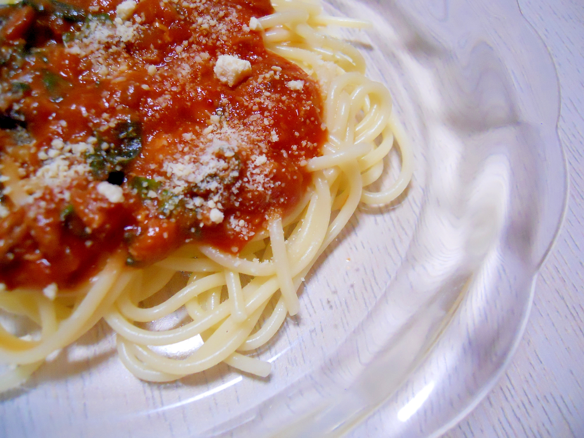 隠し味に鯖缶 簡単にトマトソースパスタ レシピ 作り方 By ブ 子 楽天レシピ