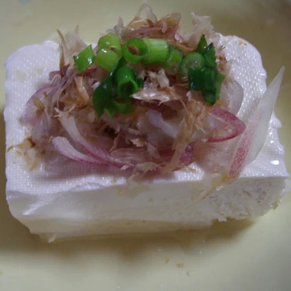 薬味の香り冷奴ෆ˚*