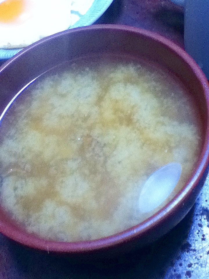 ホタテの貝ヒモの味噌汁【ほっこり☆和食】