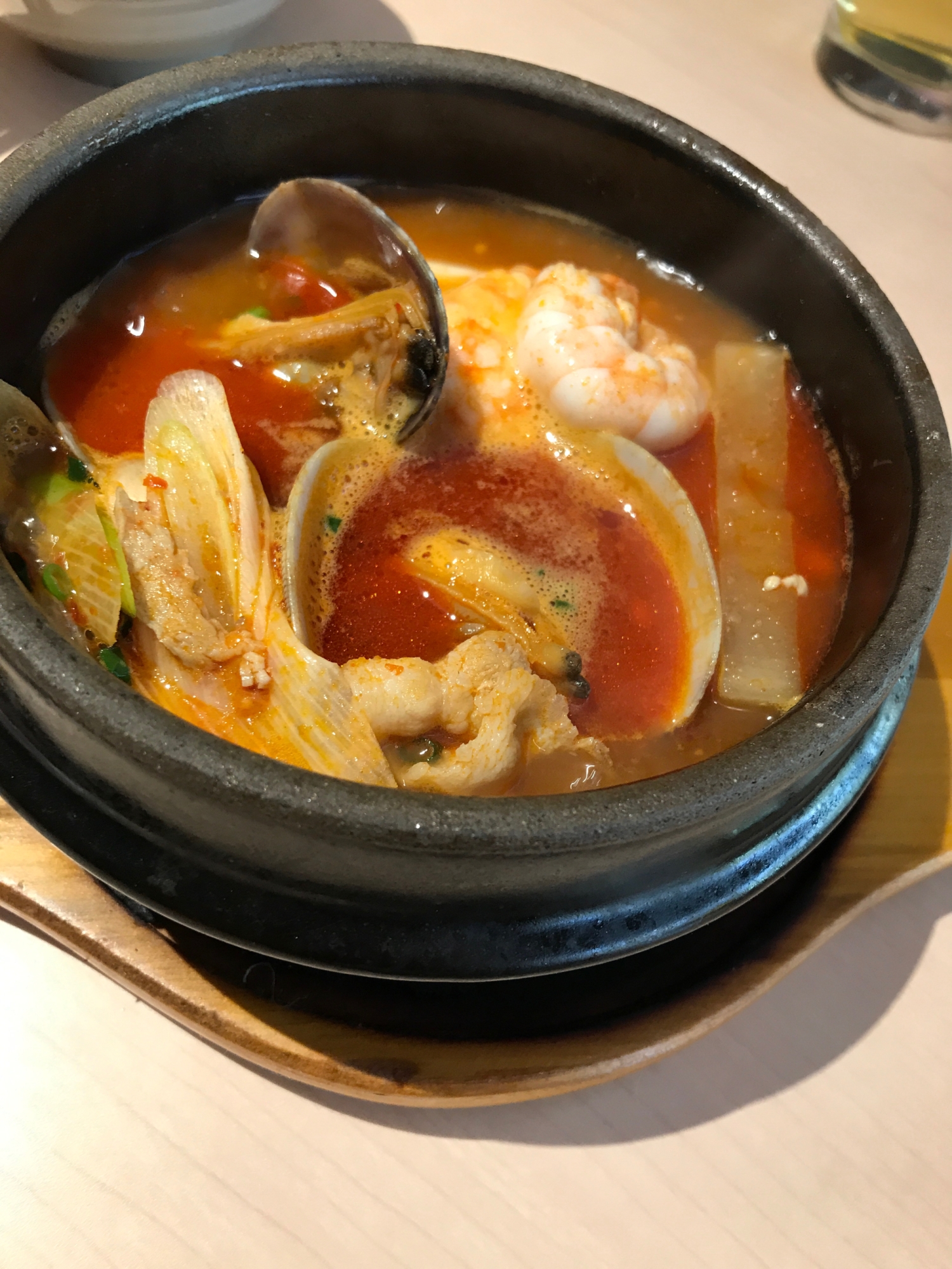 温まる、ズンドゥブチゲ