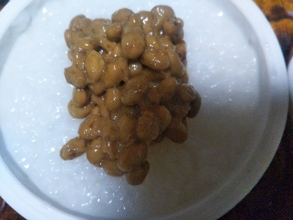 生姜ピリッと☆きな粉とごまの納豆
