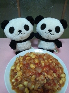 肉食ぱんこは鶏もも肉で山盛り作りました～おいしかったぱん