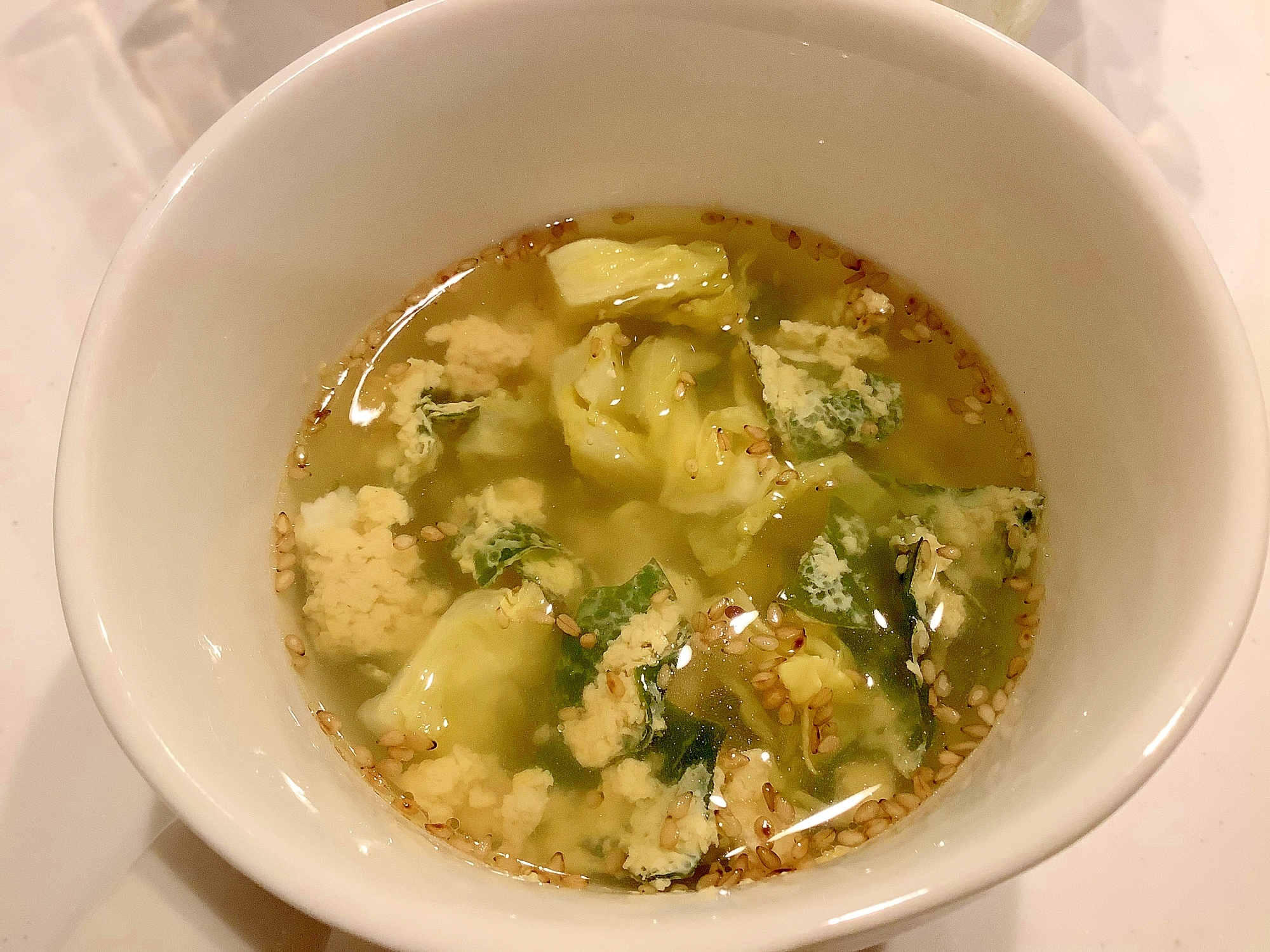 レンジのみ　簡単中華スープ