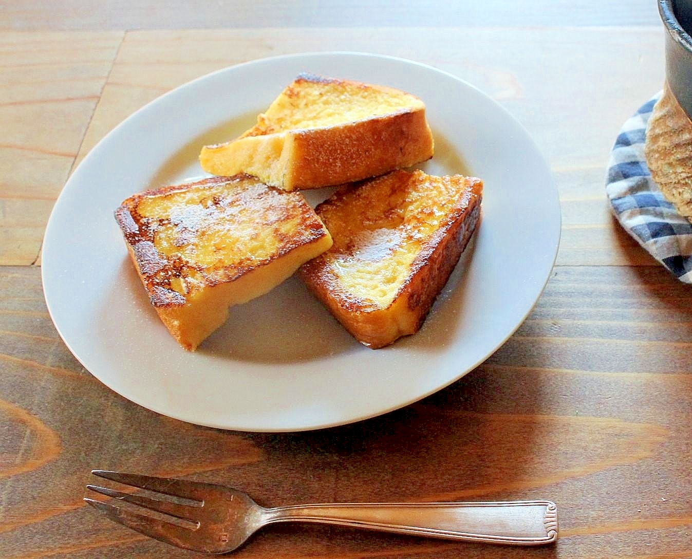 豆乳で作る＊フレンチトースト