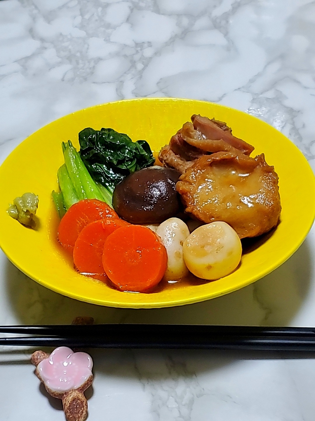 親鶏とあぶら麩の治部煮