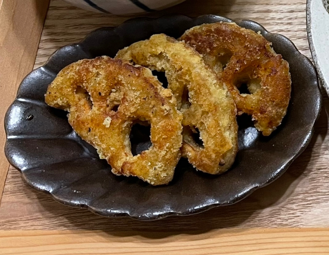 カレー風味れんこん唐揚げ