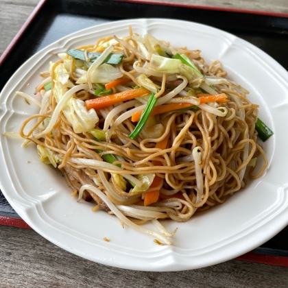 ピリ辛納豆台湾焼きそば