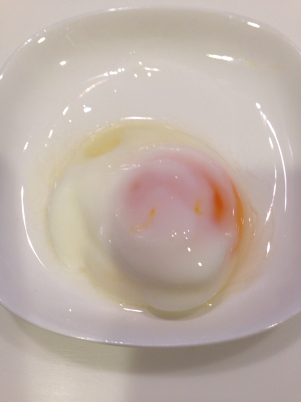レンジで簡単温泉玉子♪