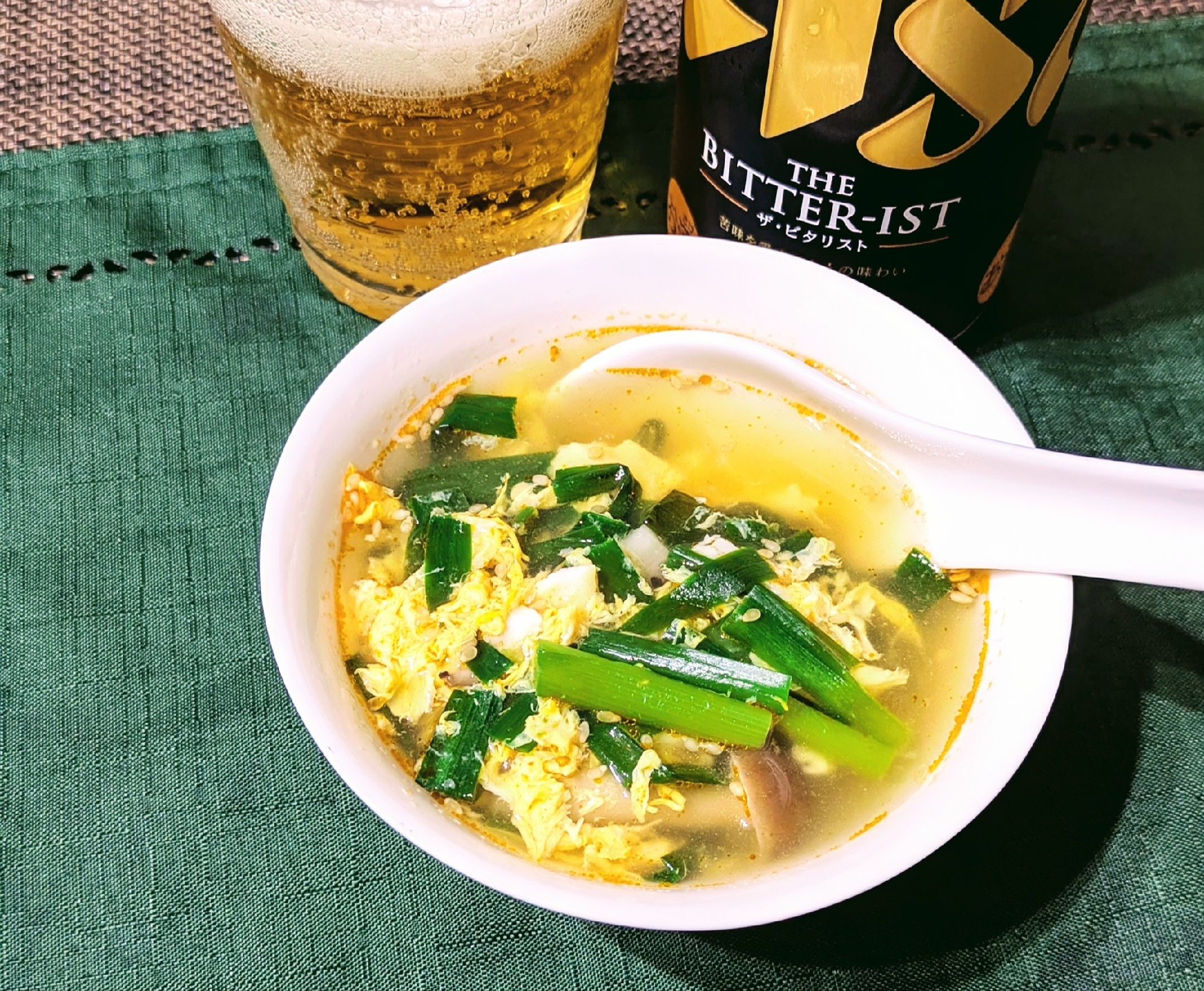 ニラ玉スープ