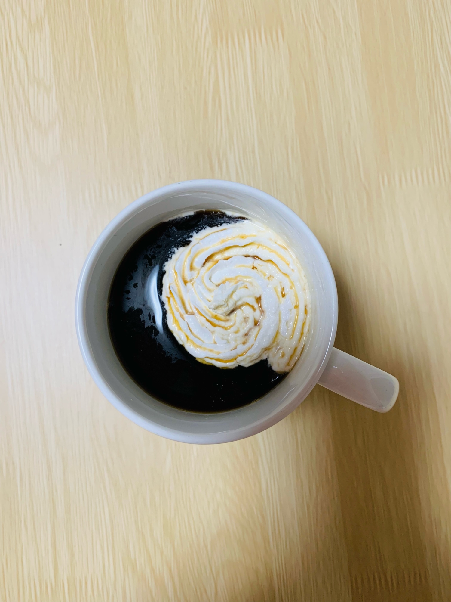 ブラックコーヒー♡ホイップ・ピーナッツクリーム