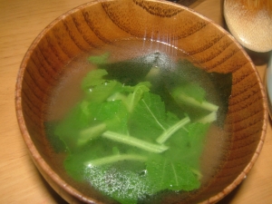 【激速】【汁物】【5分】大根葉中華スープ