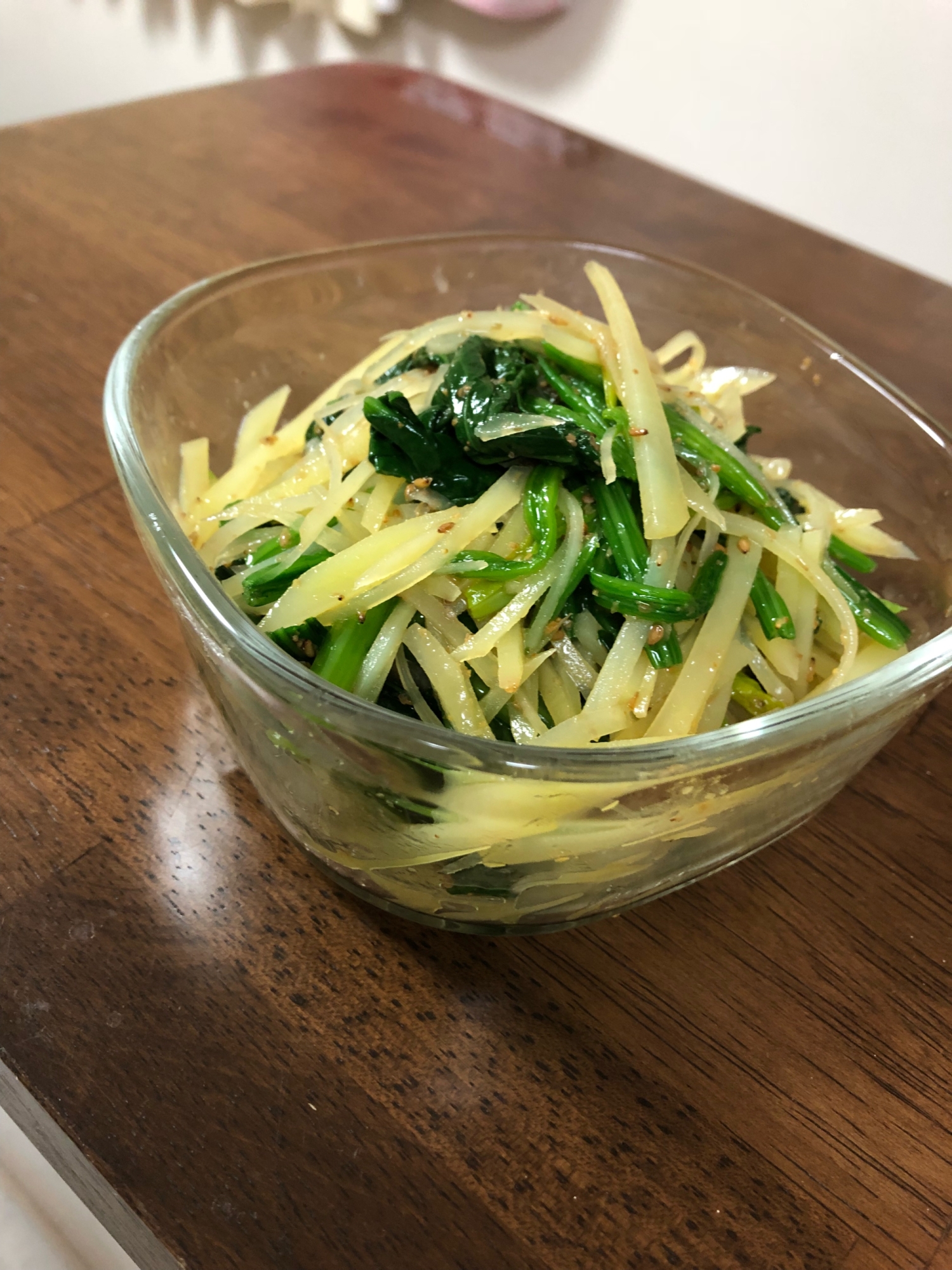 じゃがいもとほうれん草のナムル