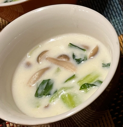 ★チンゲン菜とハムのクリーム煮★