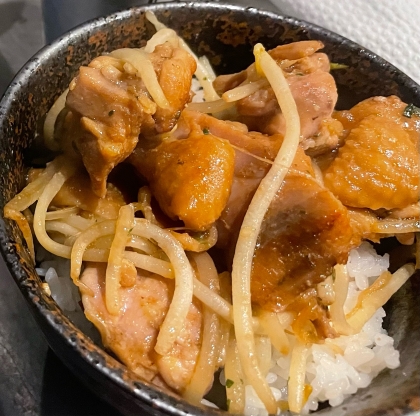 ポン酢照り焼きチキン丼