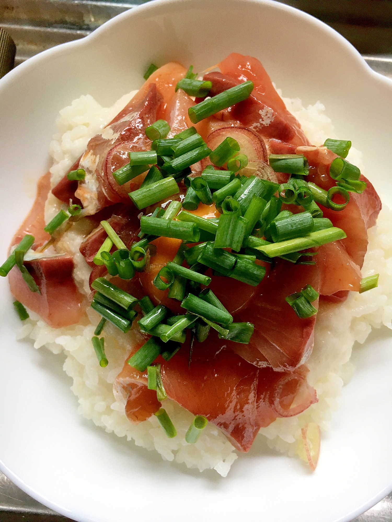 ワラサのユッケとろろ丼