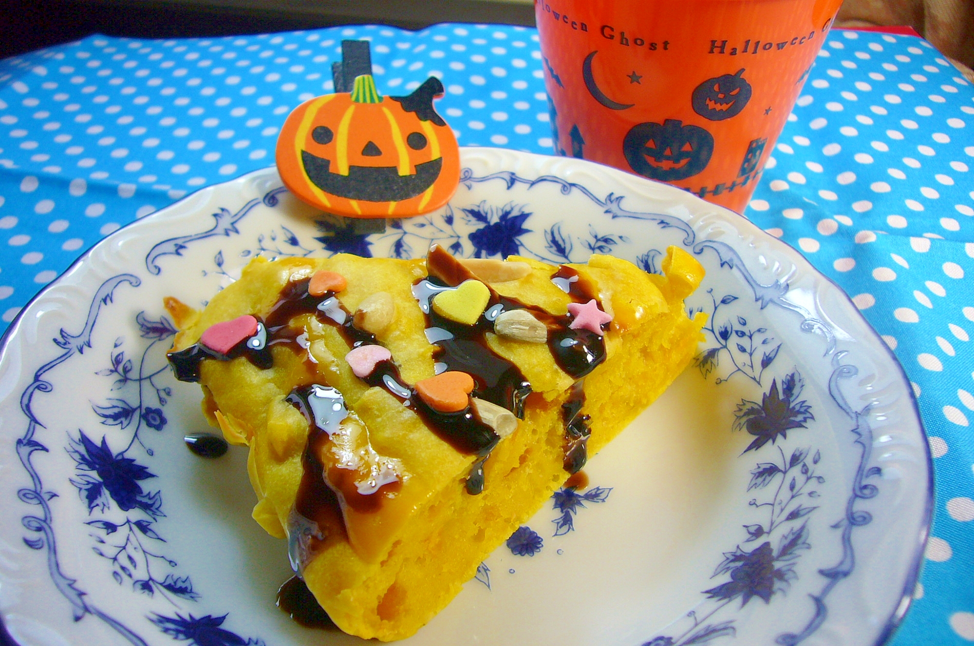 混ぜて焼くだけ 黄金色のかぼちゃケーキ レシピ 作り方 By くろちび3 楽天レシピ