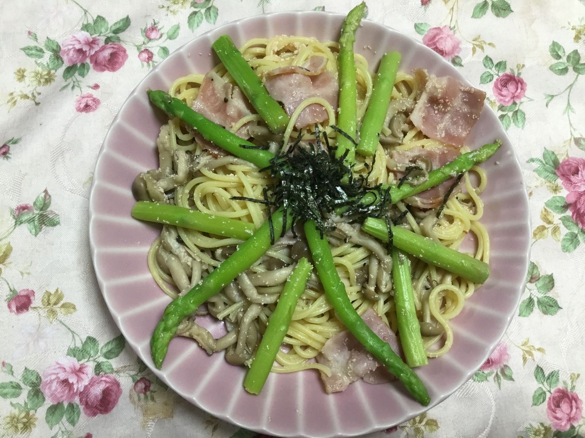 明太子バター醤油パスタ