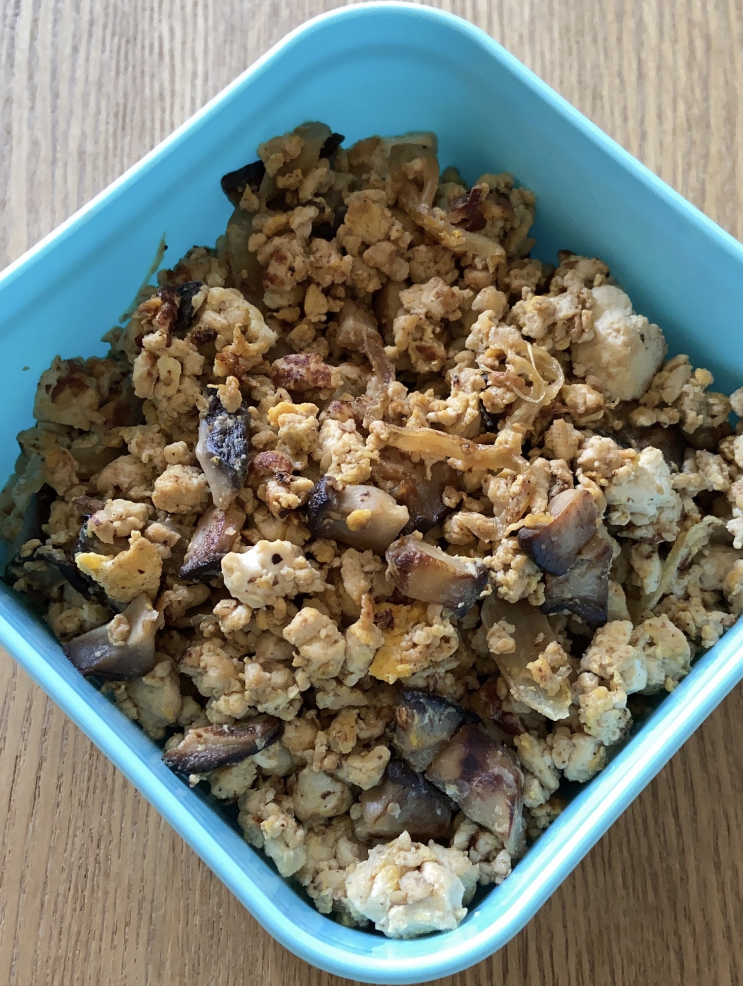 簡単作り置き！椎茸の炒り豆腐