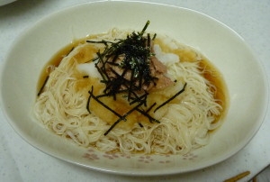 おろしツナそうめん