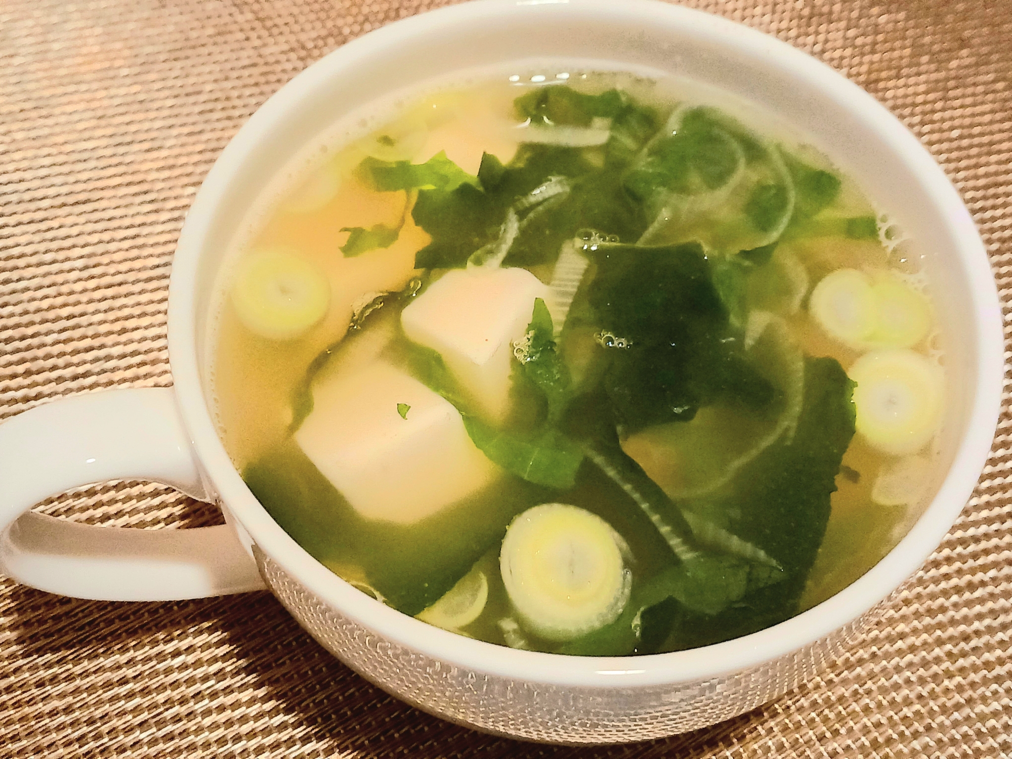 大葉消費に☆大葉と豆腐の和風スープ