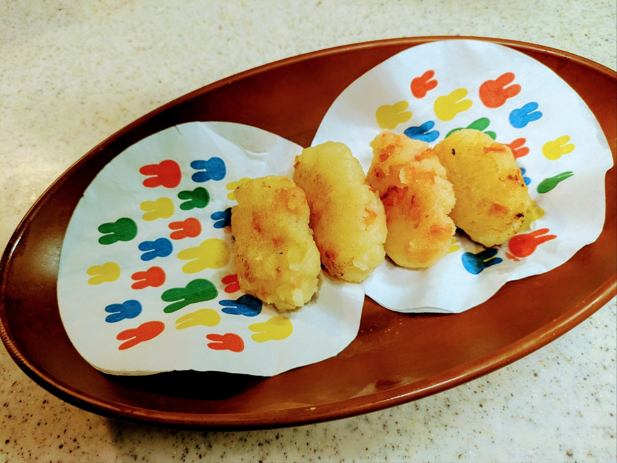 パプリカ芋餅(^^)