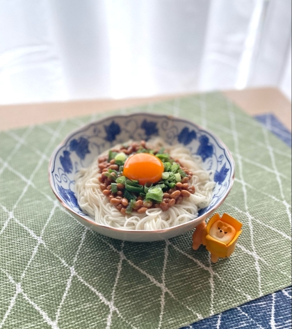 コチュジャンで！甘辛納豆麺