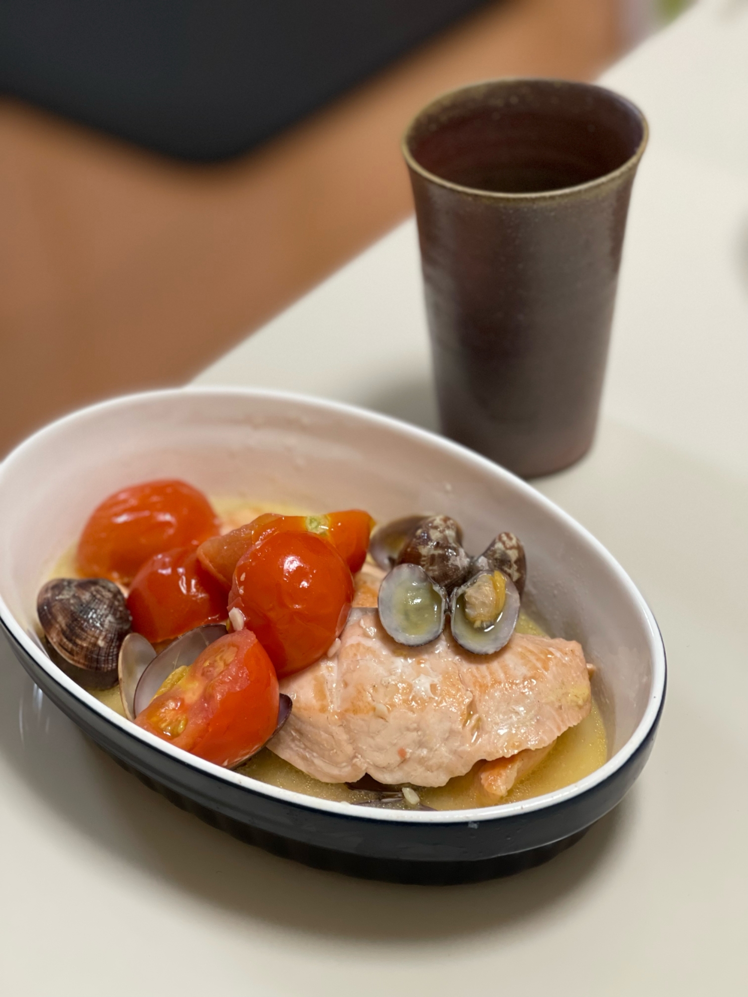 料理酒で作る⭐簡単アクアパッツァ